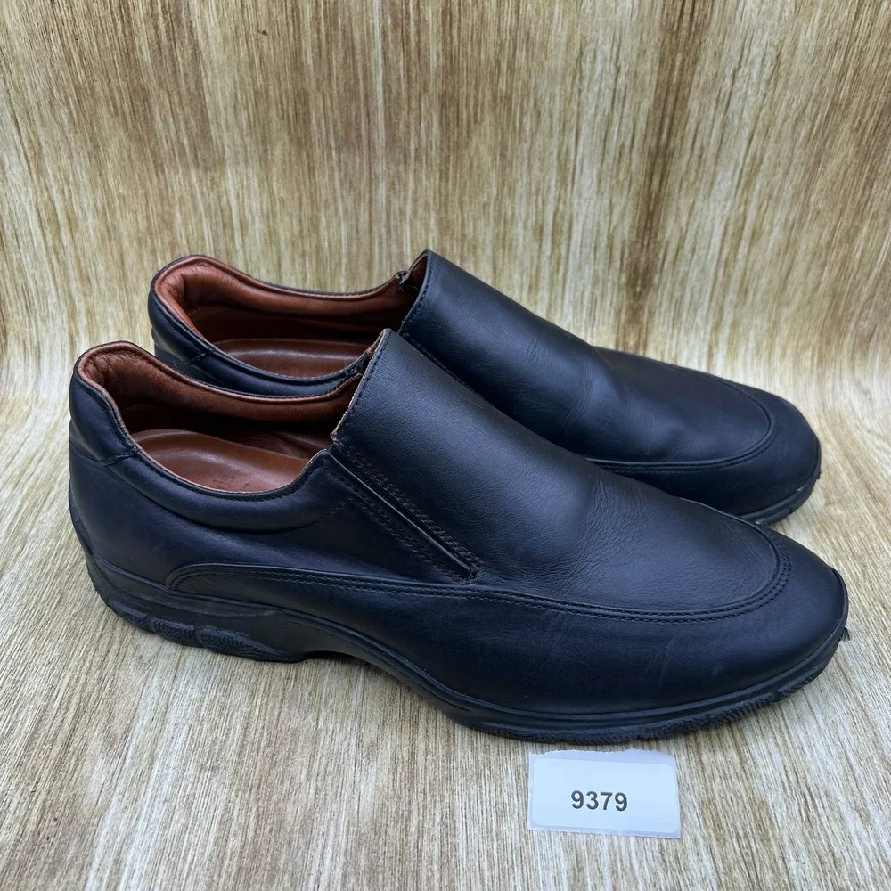 Allen‎ Edmonds Weekender Loafers Men's Size 13 D Black Leather Slip On 8783